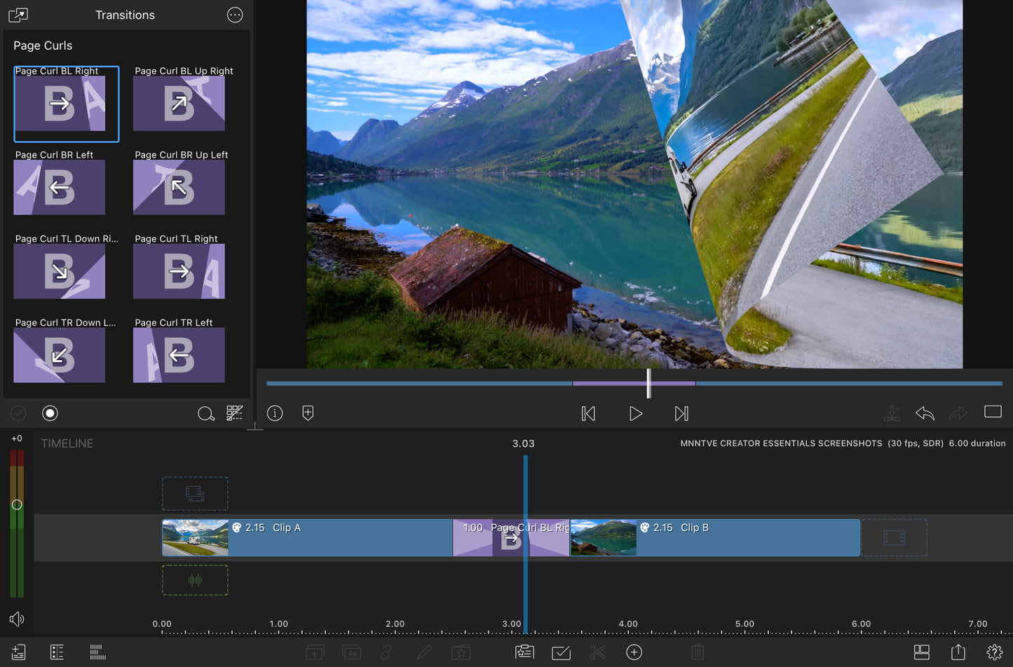 Creator Essentials - LumaFusion Native Transitions Pack for iPadOS/iOS/macOS
