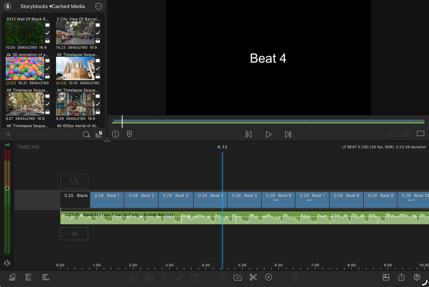 BeatSync, Automatic Beat Detection for LumaFusion, 7-Day Free Trial