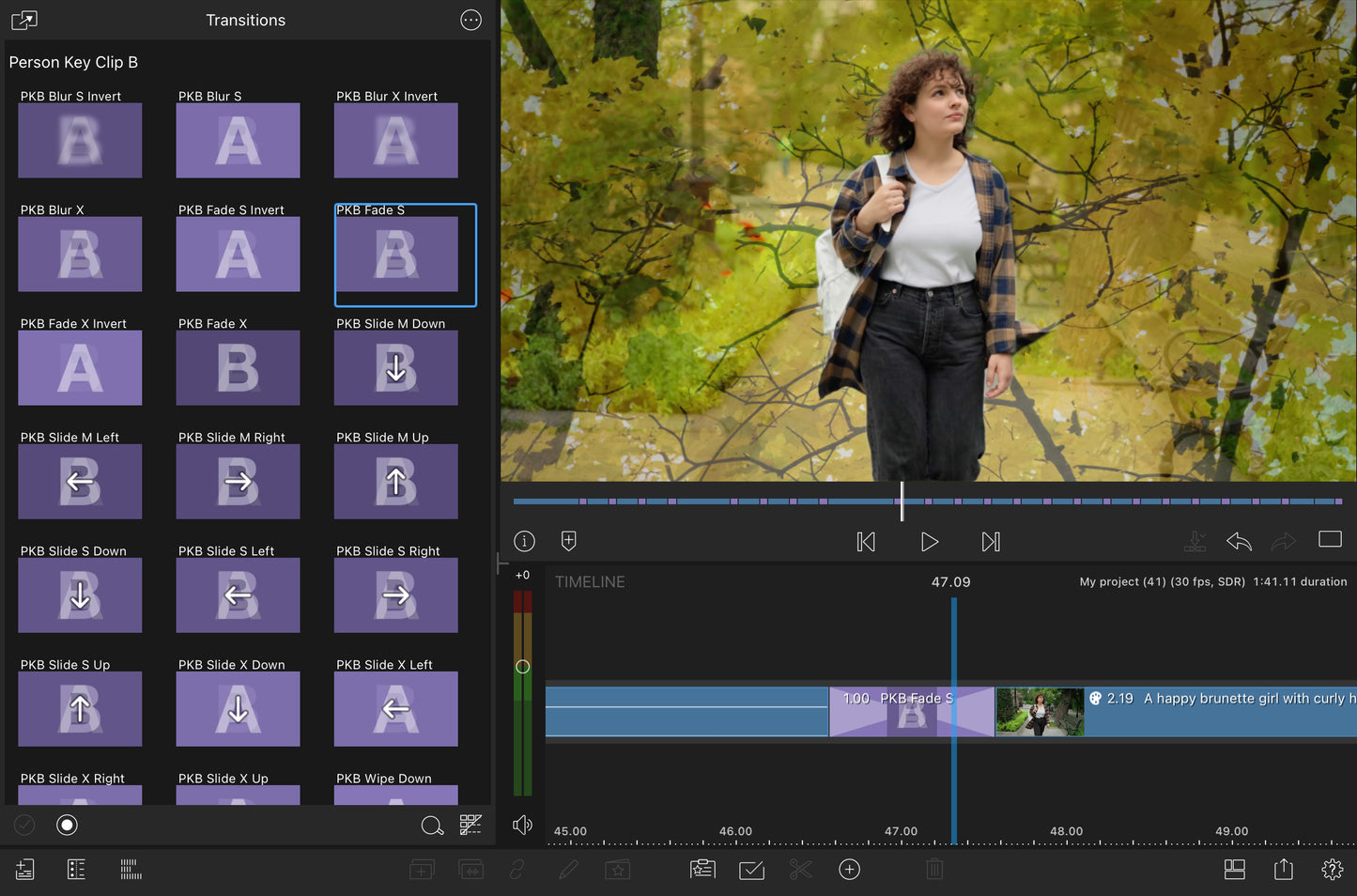 AI Person Key Collection, NO NEED TO PRE-KEY - LumaFusion Native Transitions Pack for iPadOS/iOS/macOS