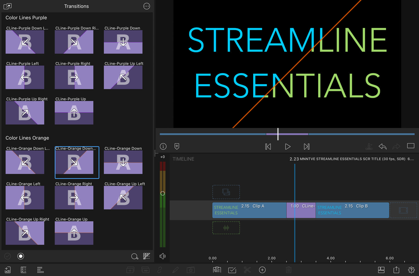 Signature Bundle - LumaFusion Native Transitions Pack for iPadOS/iOS/macOS