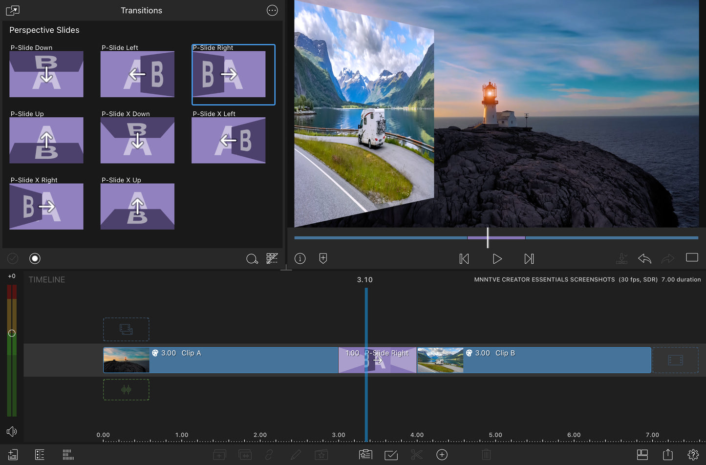 Signature Bundle - LumaFusion Native Transitions Pack for iPadOS/iOS/macOS