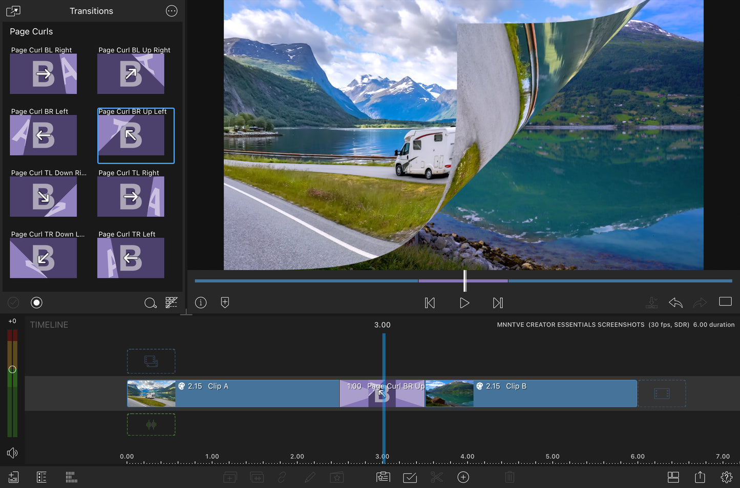 Creator Essentials - LumaFusion Native Transitions Pack for iPadOS/iOS/macOS