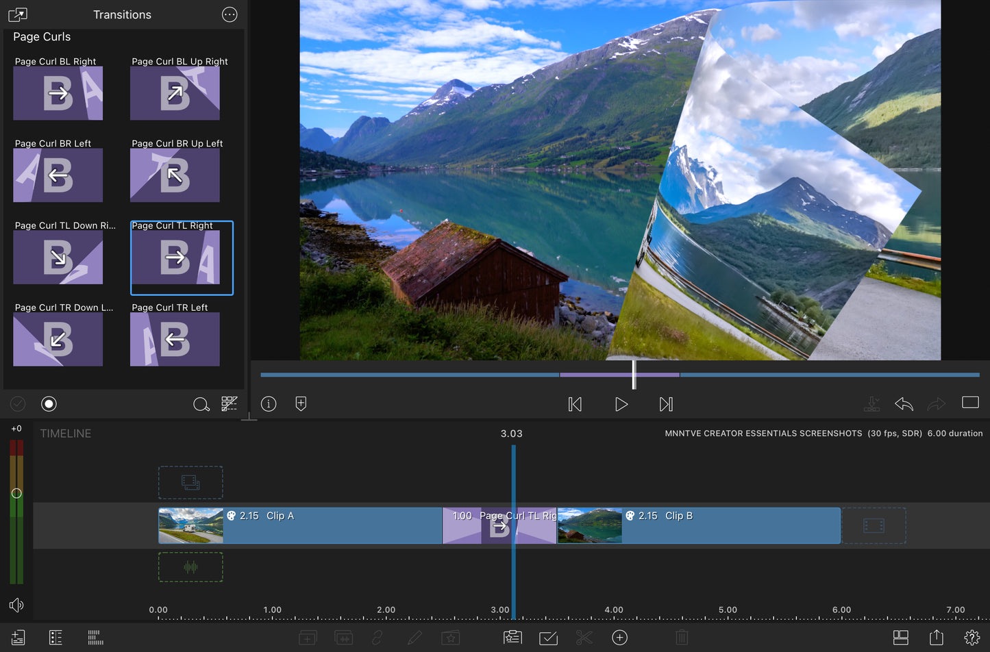Creator Essentials - LumaFusion Native Transitions Pack for iPadOS/iOS/macOS